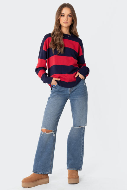 Logan Light Knit Oversized Sweater