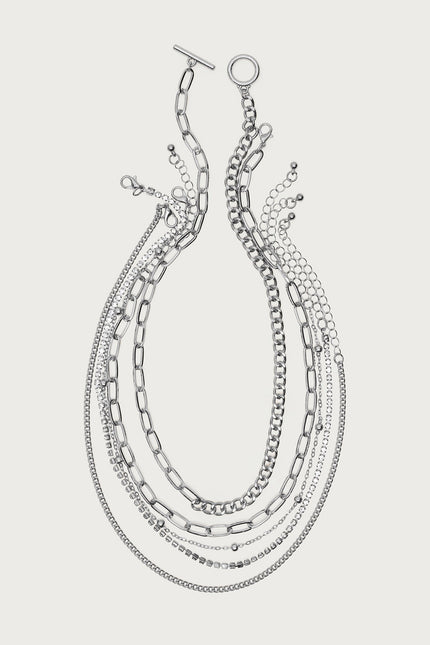 Mixed Necklace Pack - Silver