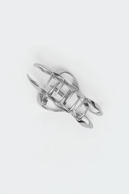 Golden Glow Claw Clip - Silver