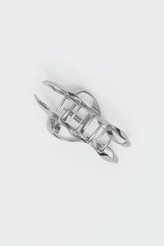 Golden Glow Claw Clip - Silver