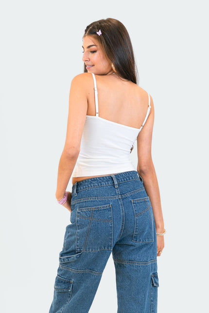 Fibi Tank Top - White