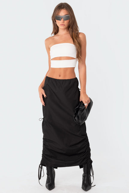 Darcey Cut-Out Tube Top - White