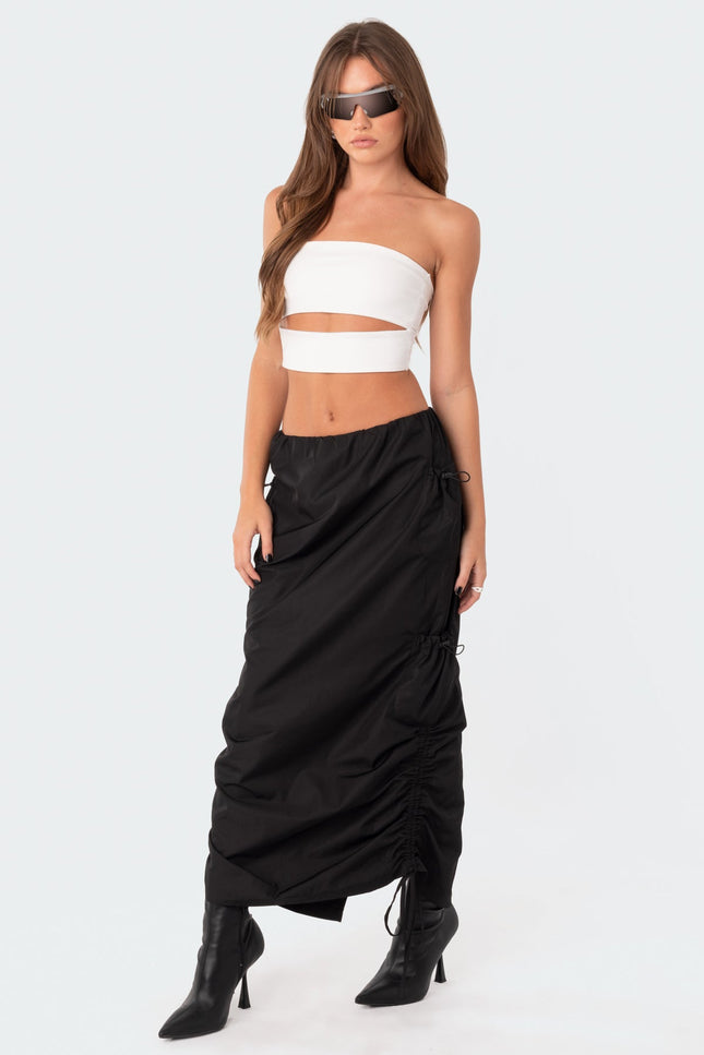 Darcey Cut-Out Tube Top - White