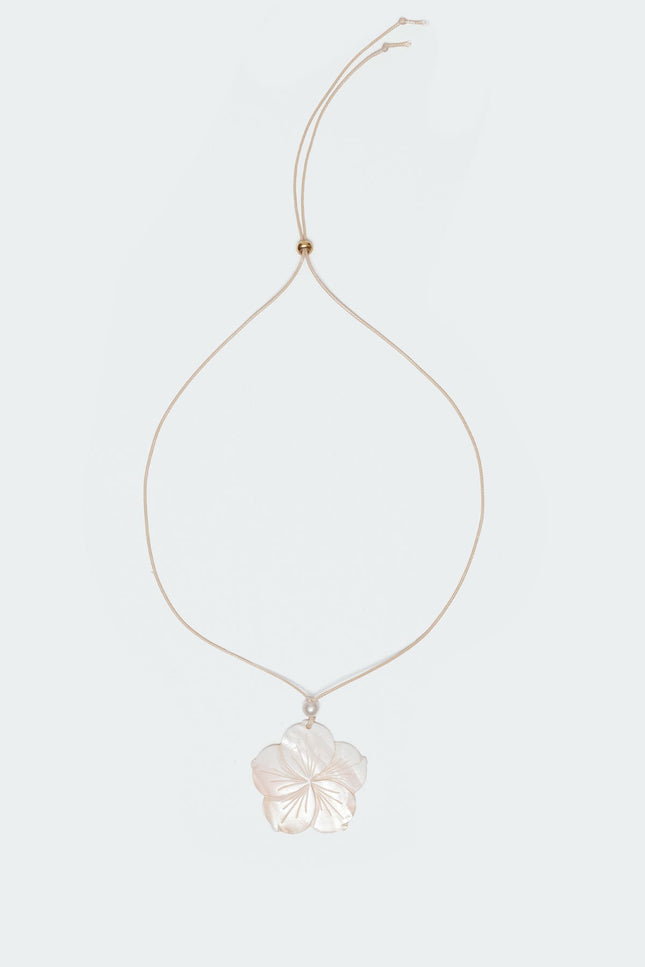 Beachy Flower String Necklace