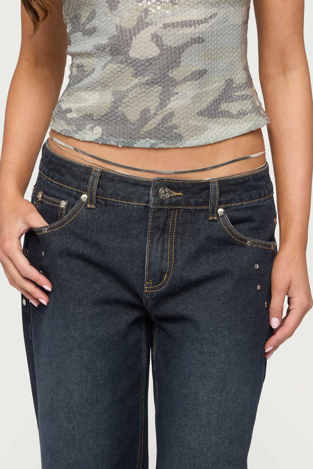 Double Belly Chain - Silver