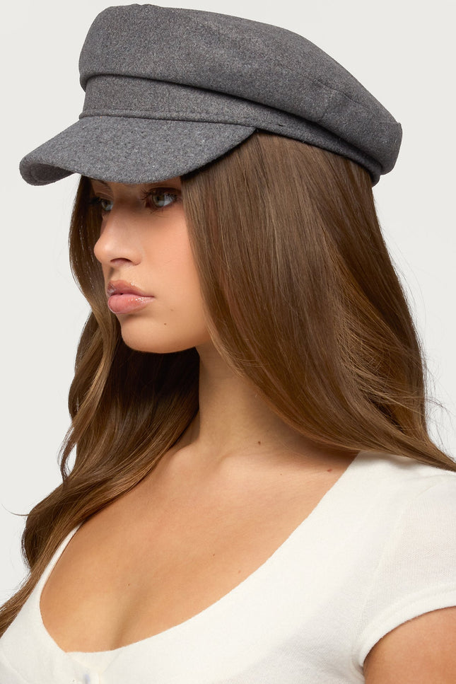 Baker Boy Hat - Gray
