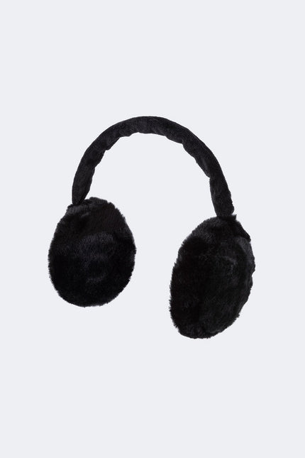 Fluffy Ear Muffs - Black