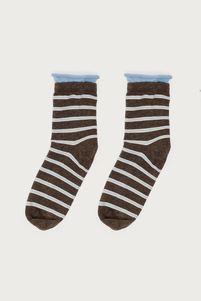 Striped Layered Socks