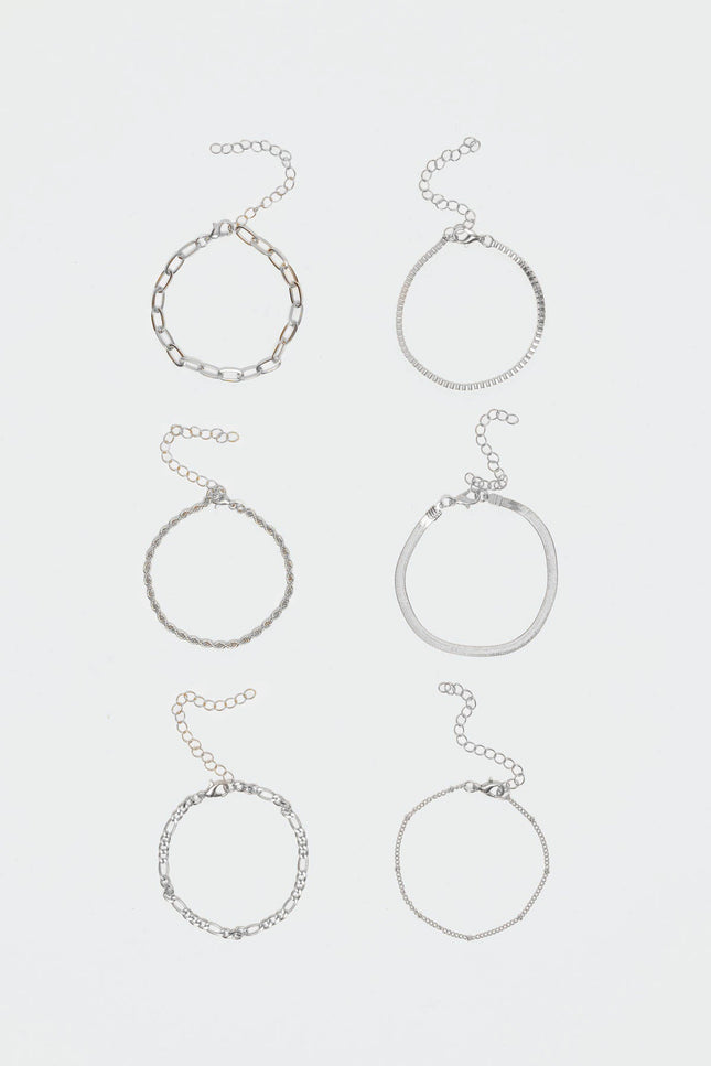 Assorted Bracelet Pack - Silver