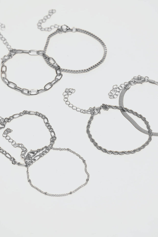 Assorted Bracelet Pack - Silver