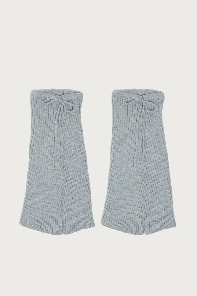 So Cozy Knit Leg Warmers - Gray