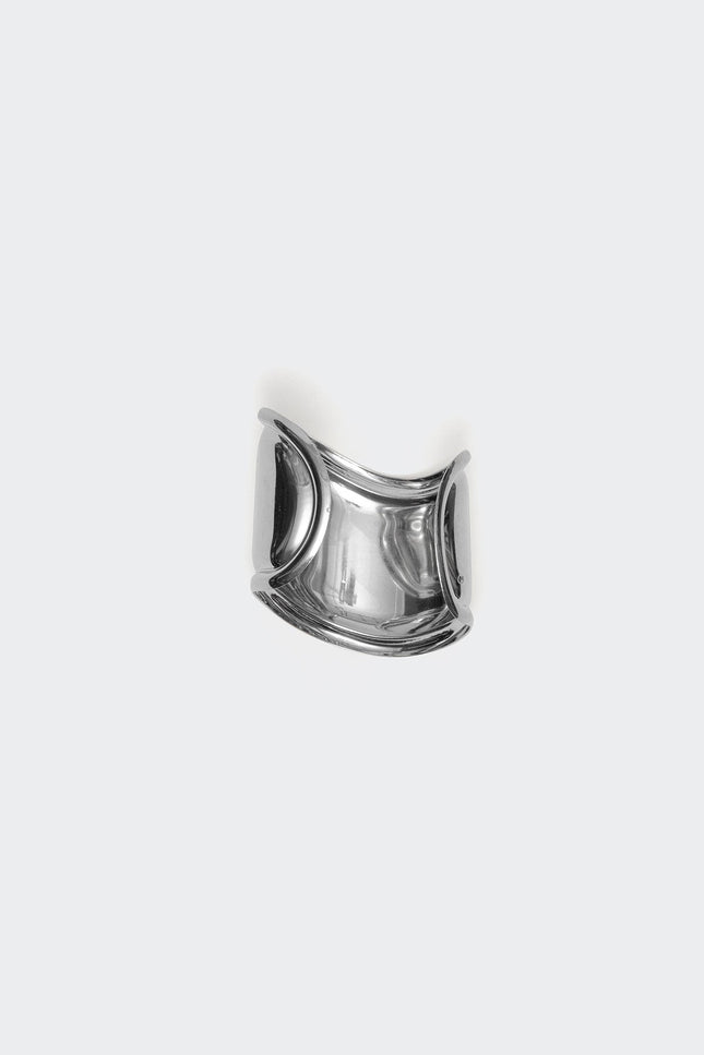 Curvy Arm Cuff - Silver