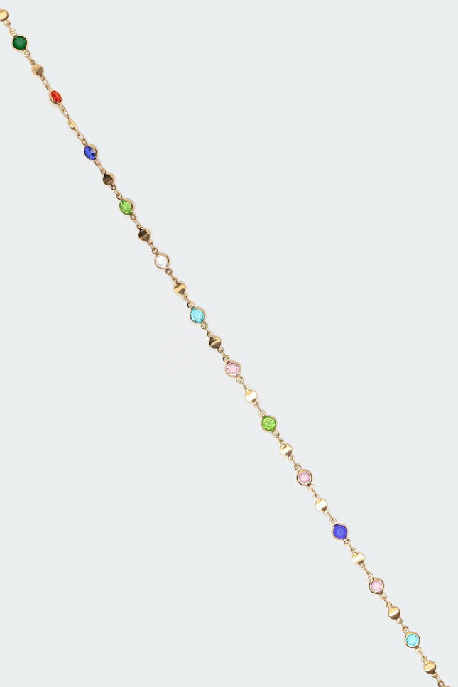Gemstone Belly Chain - Gold