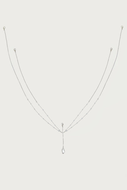 Pearly Body Chain - Silver