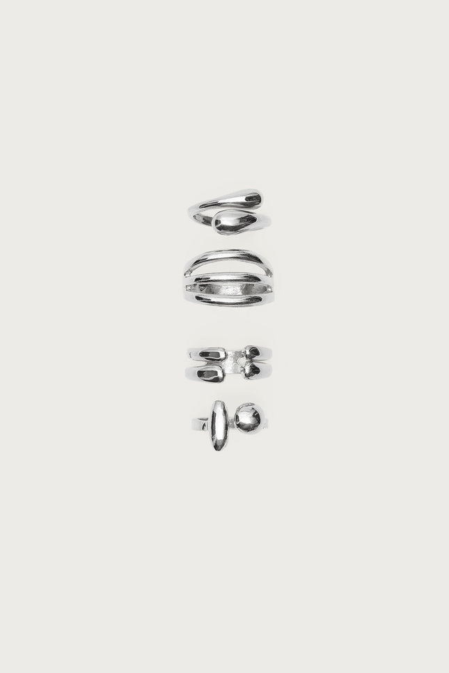 Mixed Ring Pack - Silver