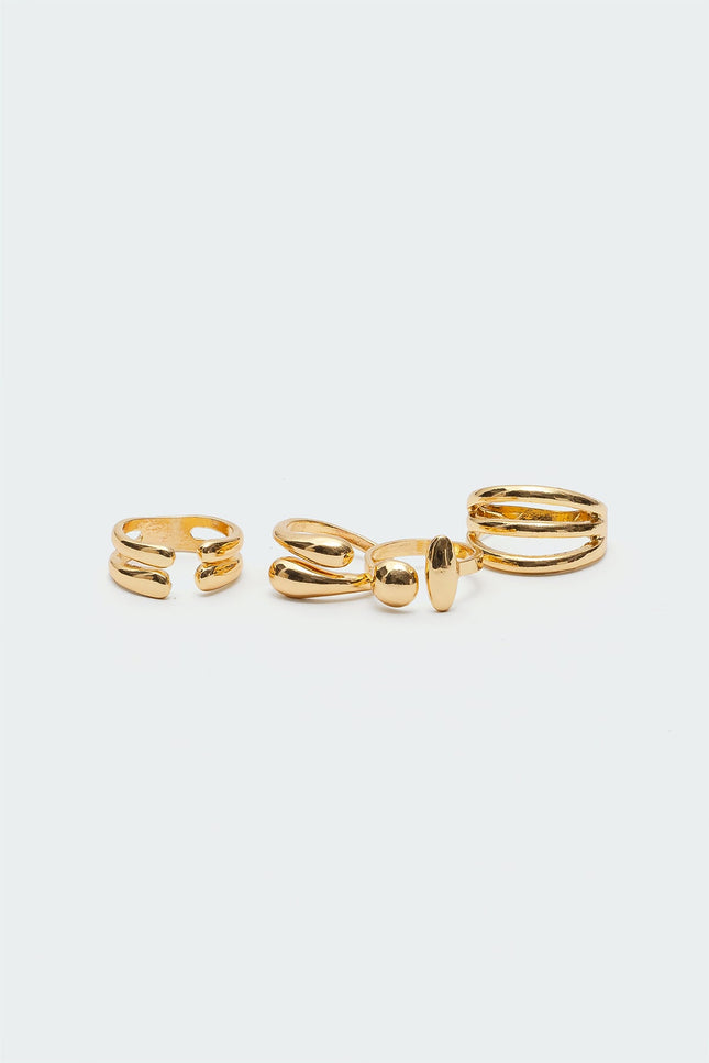 Mixed Ring Pack - Gold