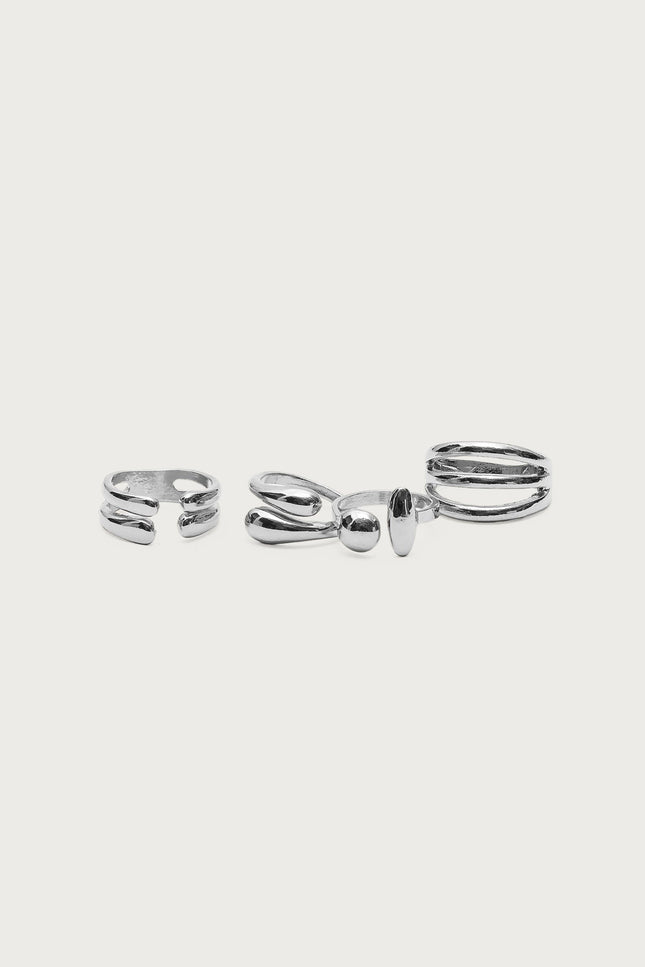 Mixed Ring Pack - Silver