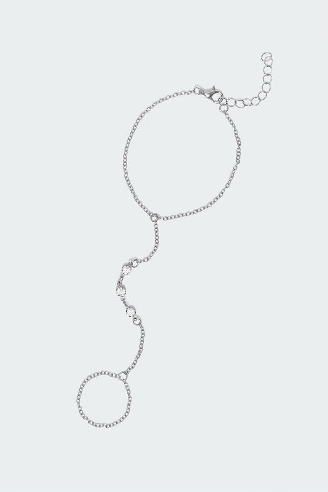 Sparkler Hand Chain - Silver