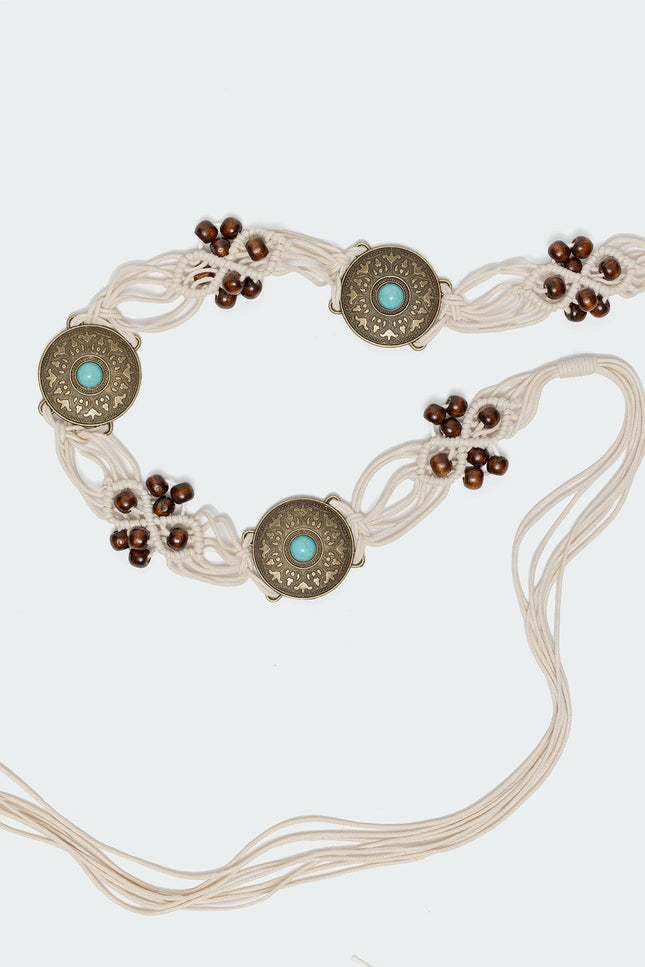 Cowgirl Western Belt - Beige