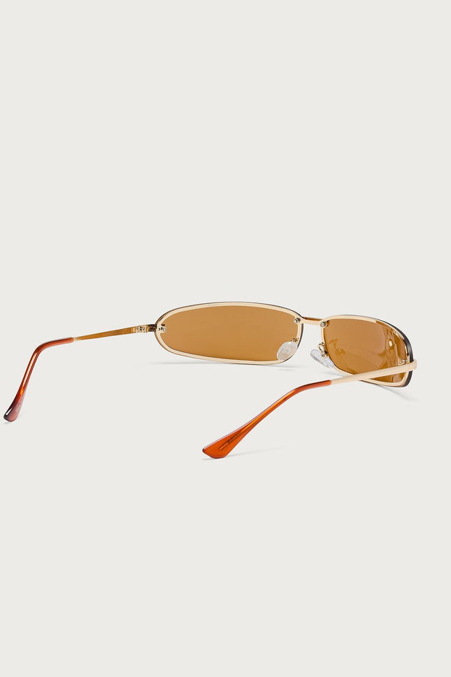 Golden Era Oval Sunglasses - Brown
