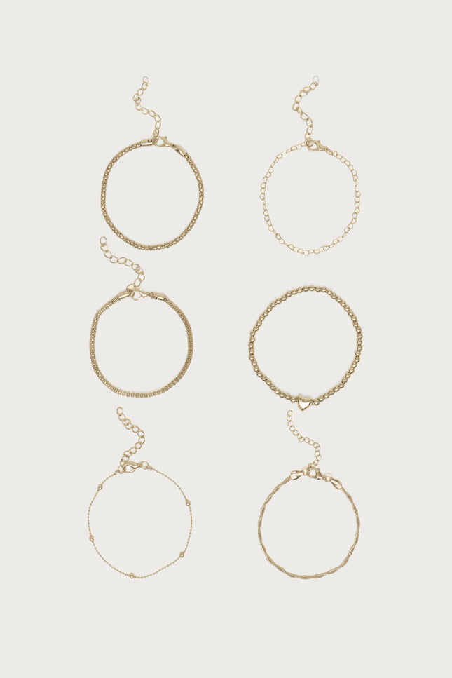 Stacked Up Bracelet Pack - Gold