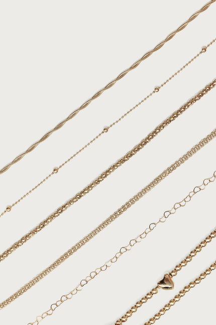 Stacked Up Bracelet Pack - Gold