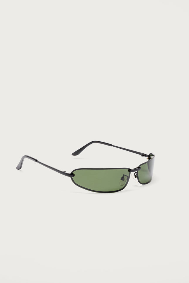 Golden Era Oval Sunglasses - Black