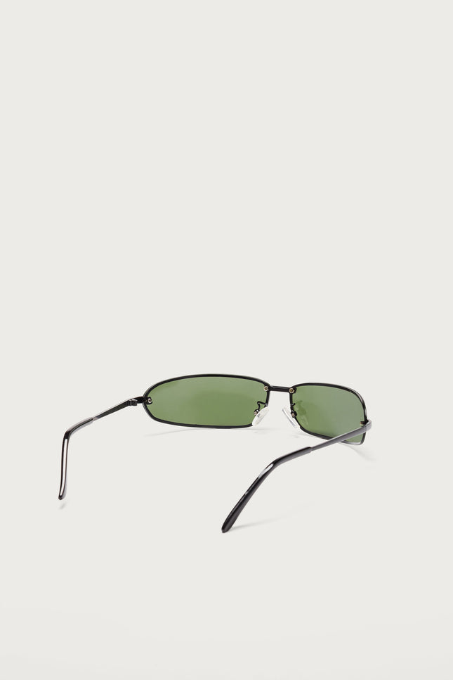 Golden Era Oval Sunglasses - Black