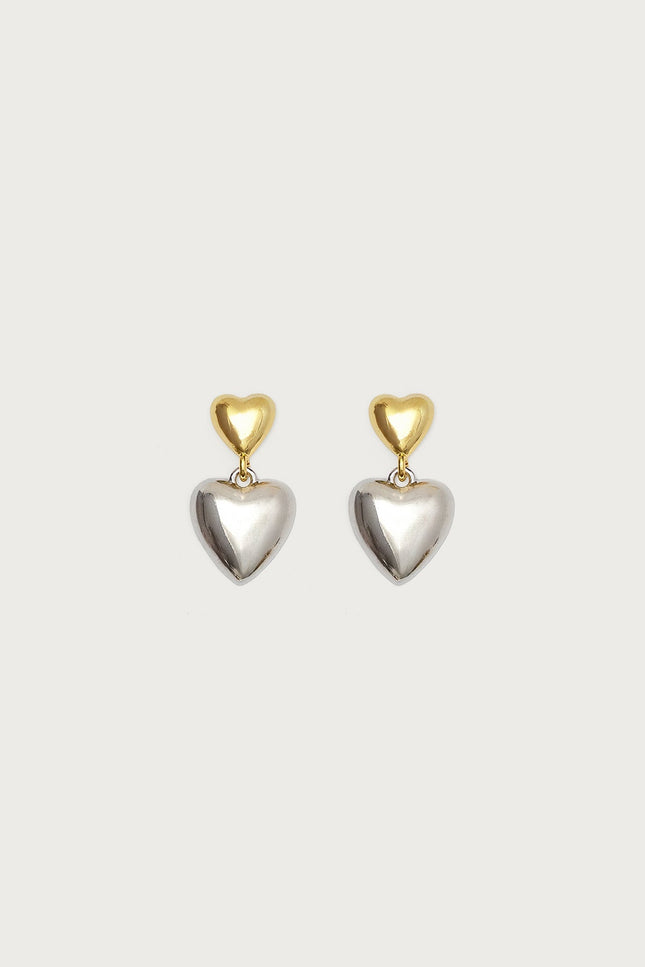 Heart Charm Earrings