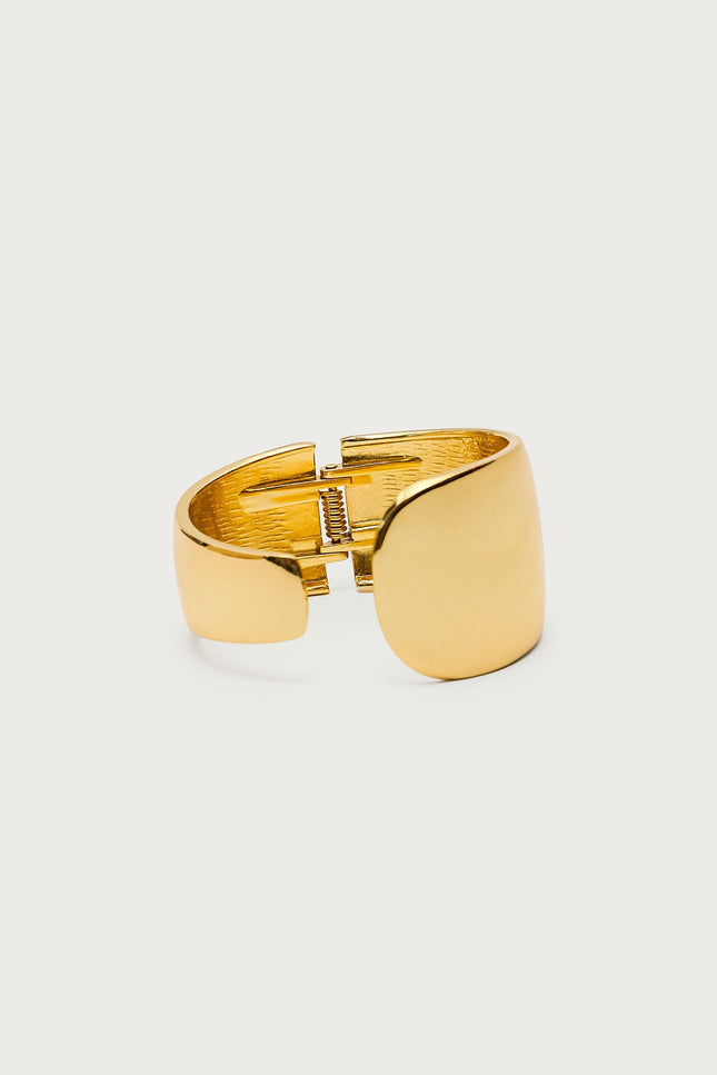 Asymmetric Cuff Bracelet - Gold