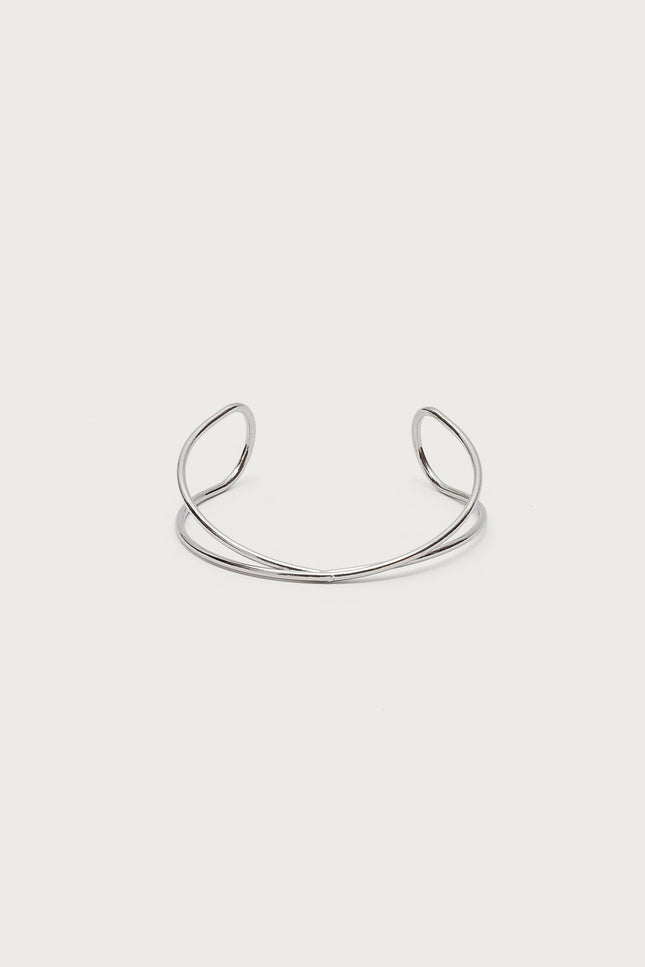 Twist My Arm Cuff - Silver