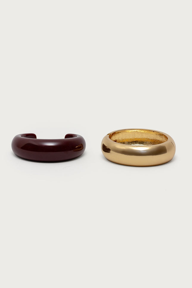 Chunky Cuff Bracelet Set