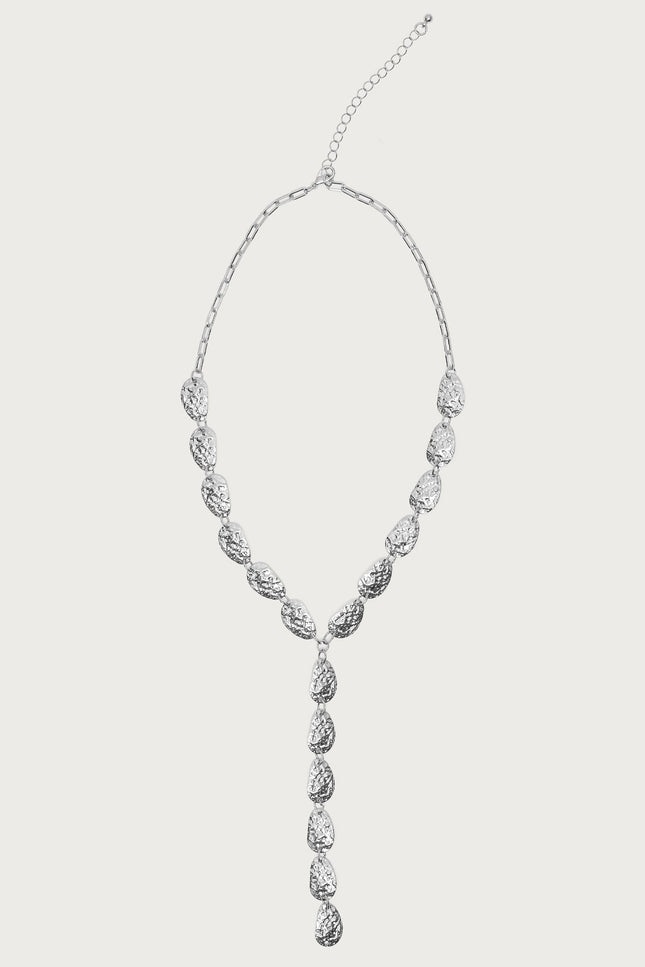 Cascading Pendant Necklace - Silver