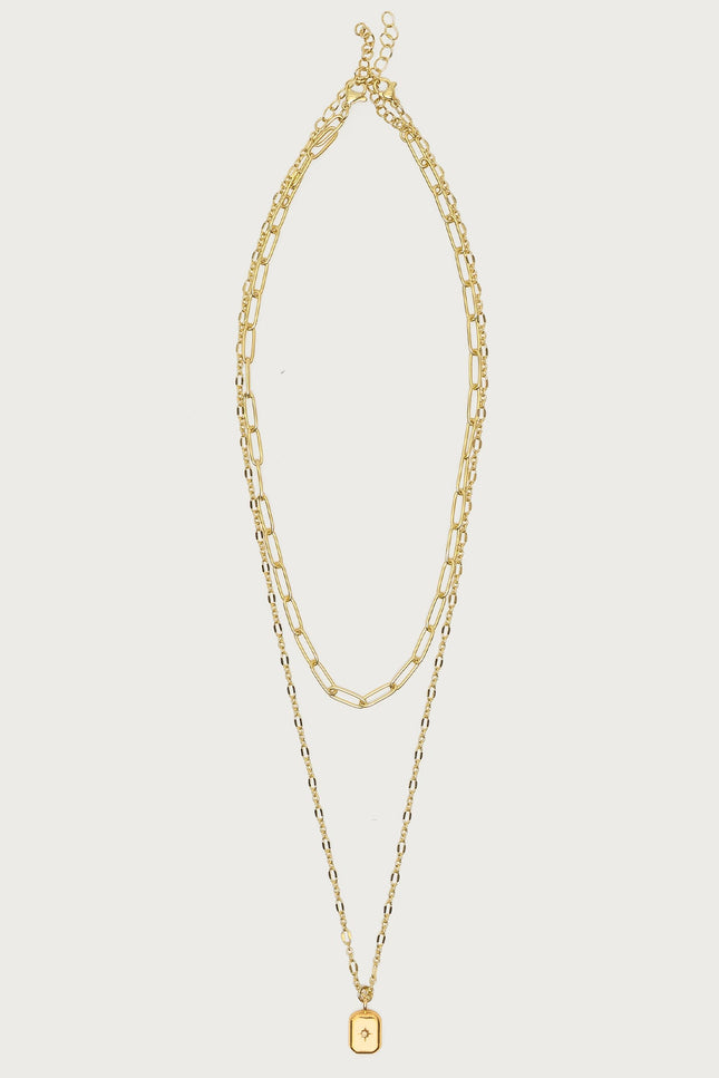 Starry Stack Necklace Set - Gold