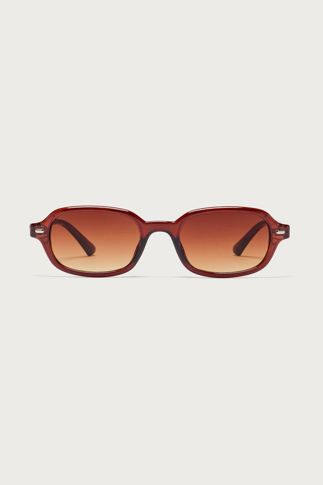 Lucasta Square Sunglasses - Brown