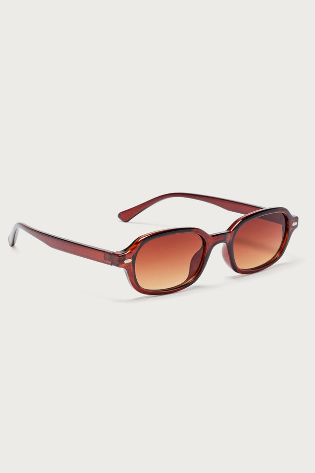 Lucasta Square Sunglasses - Brown