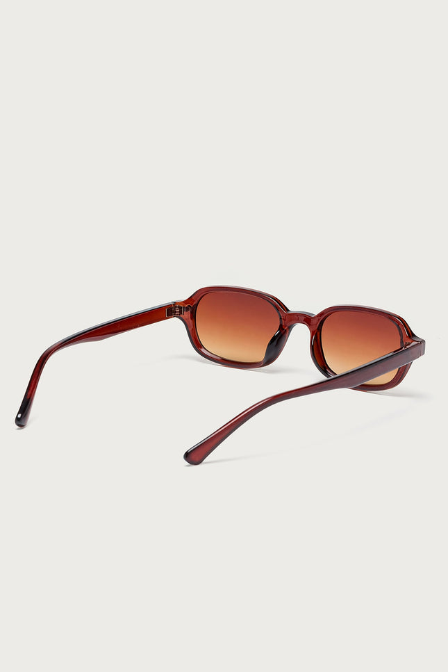 Lucasta Square Sunglasses - Brown