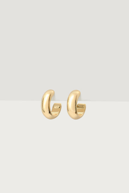 Small Hoop Earrings - Gold