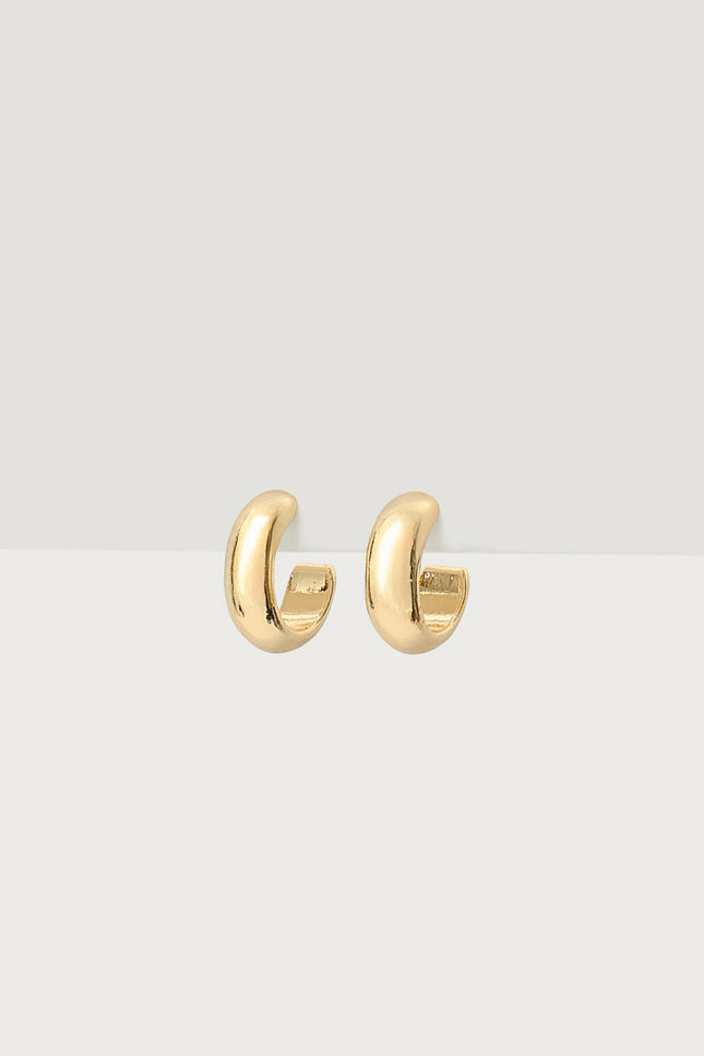 Small Hoop Earrings - Gold