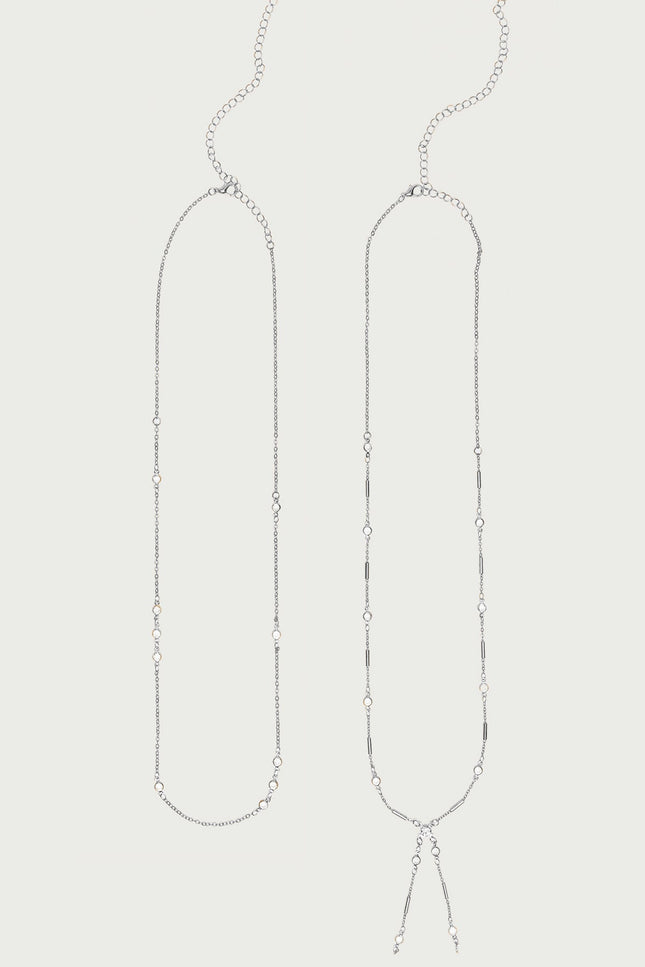 Sparkle & Shine Belly Chain - Silver