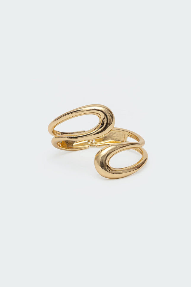 Wrap Cuff Bracelet - Gold