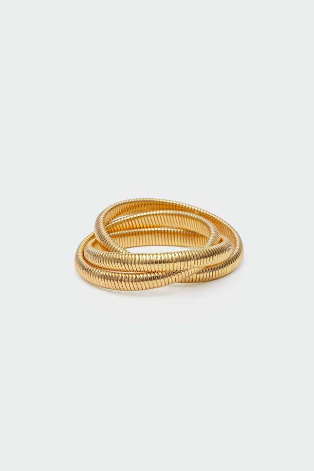 Triple Stretch Bracelet - Gold