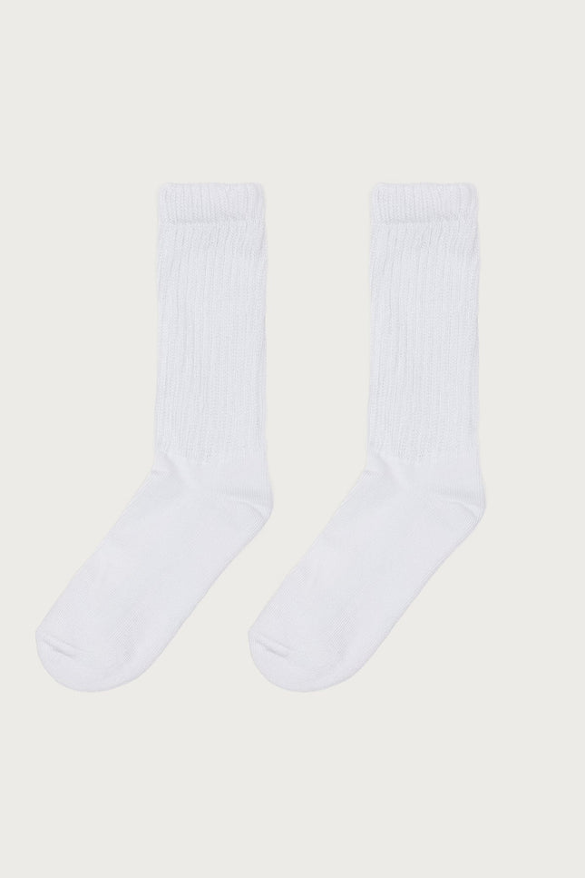 Scrunch Socks - White