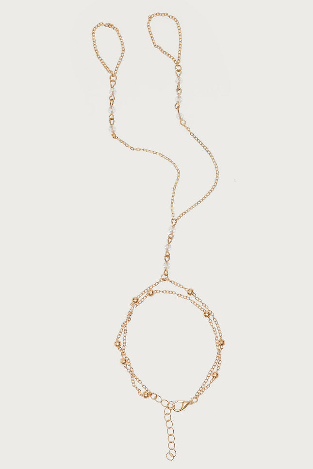 Sparkly Beaded Hand Chain
