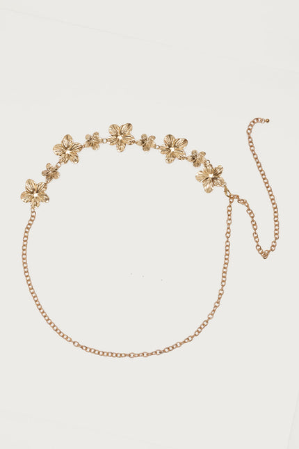 Botanical Babe Chain Belt - Gold