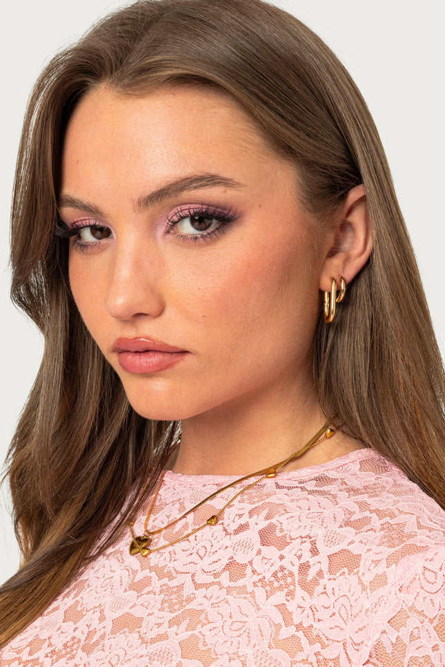 Hoop Earring Pack - Gold