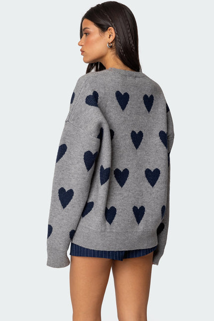 Big Heart Oversized Sweater