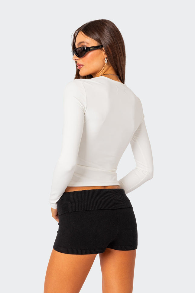 Tay Long Sleeve Top - White