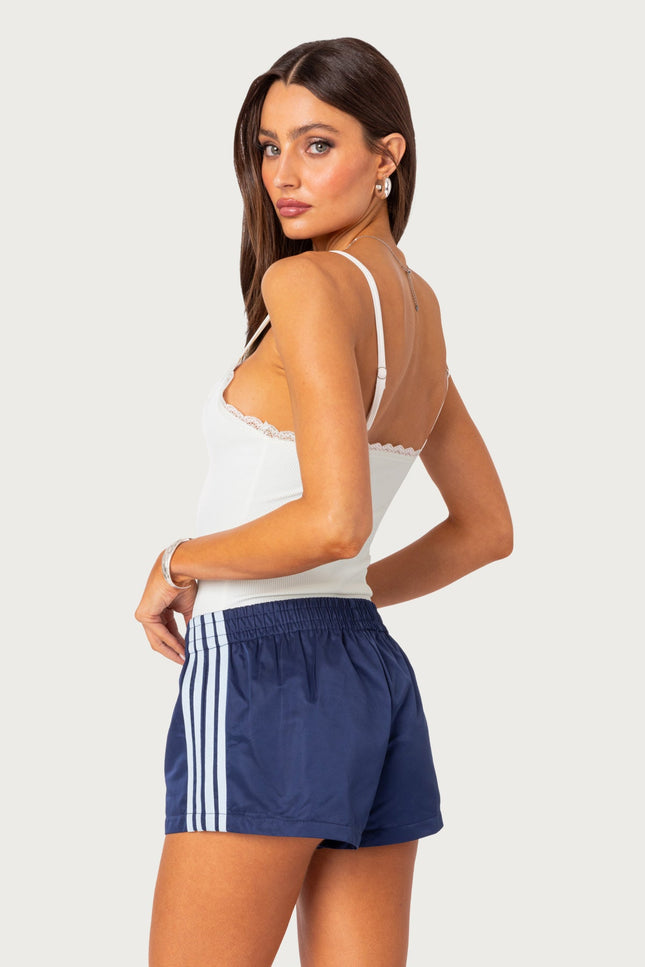Gloria Ribbed Bodysuit - White
