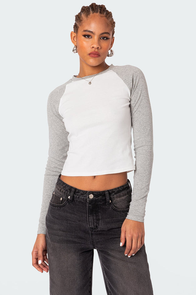 Raya Long Sleeve T Shirt - White